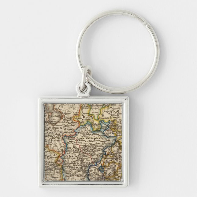 Germany, Netherlands, and Belgium Keychain (Front)