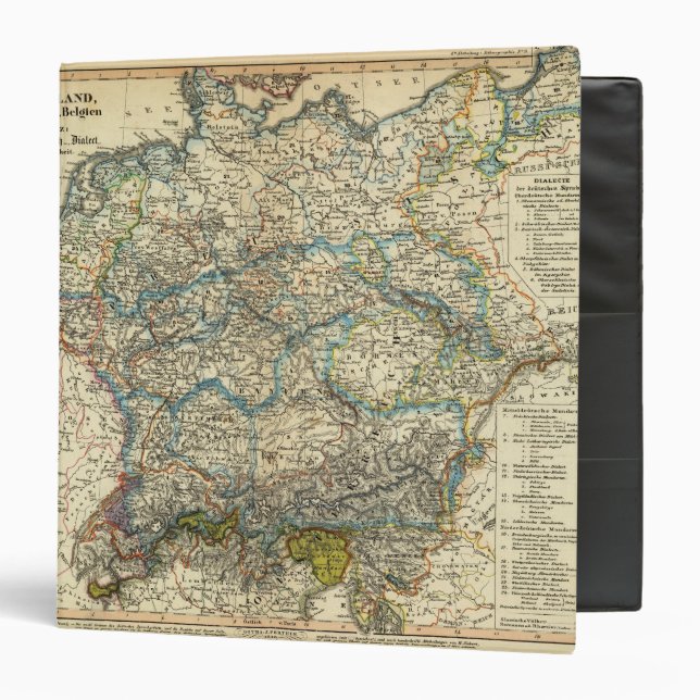 Germany Netherlands Belgium 3 Ring Binder (Front/Inside)