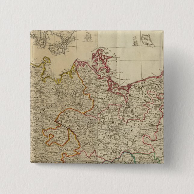 Germany north pinback button (Front)