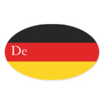 GERMANY OVAL STICKER