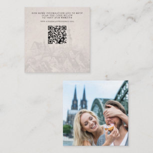 Germany Passport Wedding QR Enclosure Card