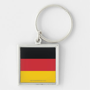Germany Plain Flag Keychain