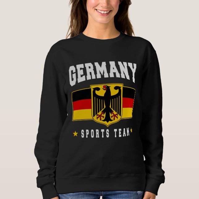 Germany Pride German Flag Deutschland Love Souveni Sweatshirt (Front)