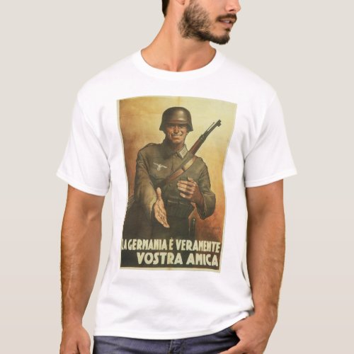 Germany Propaganda Poster T_Shirt