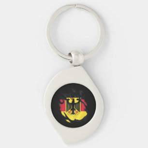 Germany Ripped Flag Keychain