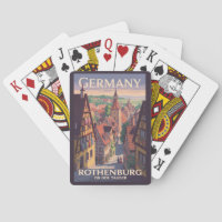 Germany Rothenburg ob der Tauber Illustration Art