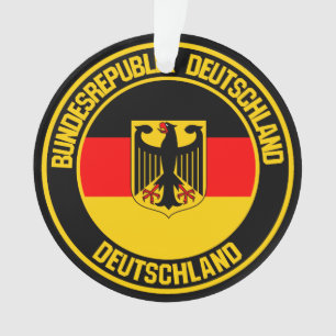 Germany Round Emblem Ornament