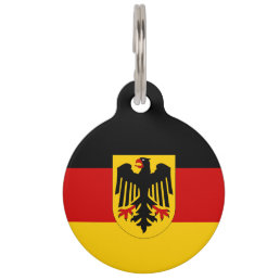 Germany Round Pet Tag