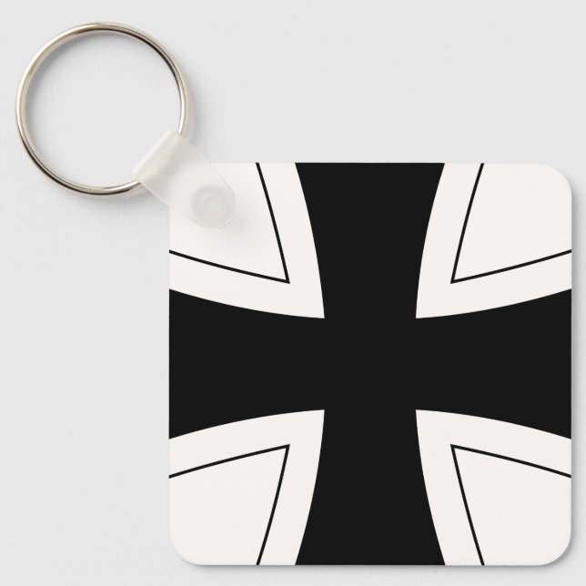 Germany roundel cross German Air Force military ar Keychain (Front)