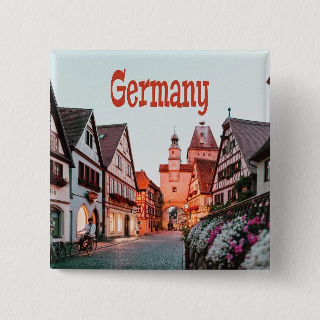 Germany Row Houses Button (Front)
