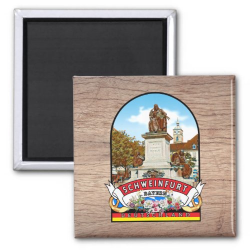 Germany Schweinfurt Vintage souvenir Magnet