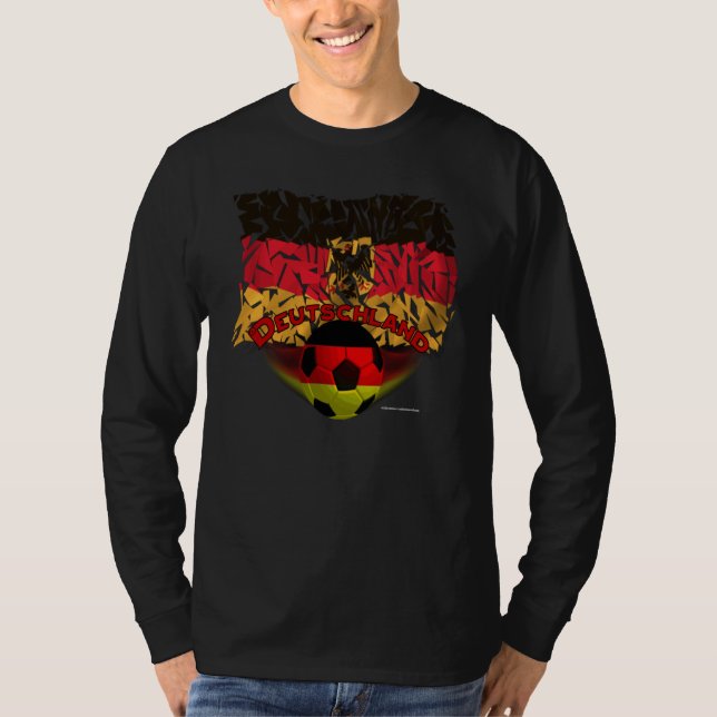 Germany Shatters Soccer Men's Nano Long Sleeve T-Shirt (Front)