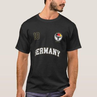 Germany Shirt Soccer Team 10 German Sports BACK