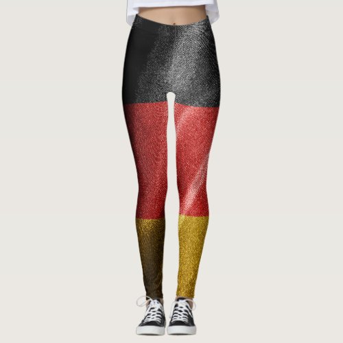 Germany silk flag leggings