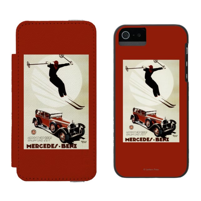 Germany - Skier Jumping Incipio iPhone Wallet Case (Side by Side)