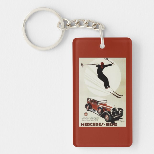 Germany - Skier Jumping Keychain (Front)