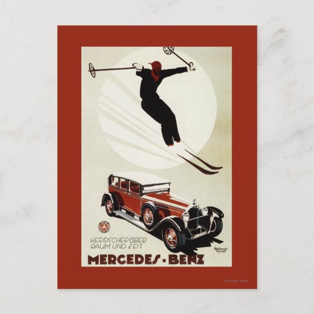 Germany - Skier Jumping Postcard (Front)