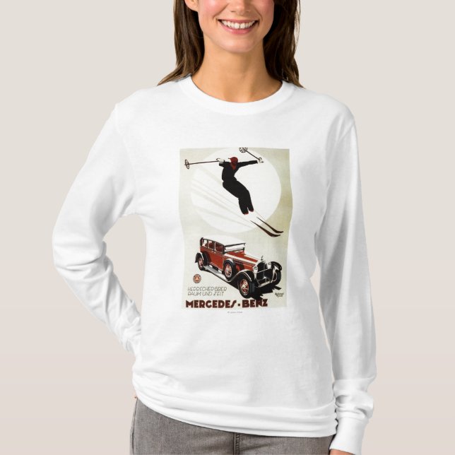 Germany - Skier Jumping T-Shirt (Front)