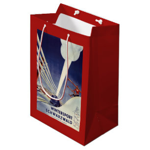 Germany - Skiing in the Black Forest Medium Gift Bag