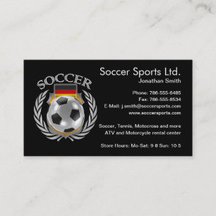 Germany Soccer 2016 Fan Gear Business Card