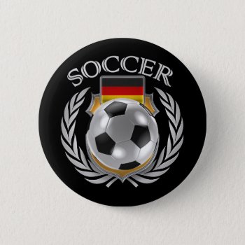 Germany Soccer 2016 Fan Gear Button by casi_reisi at Zazzle