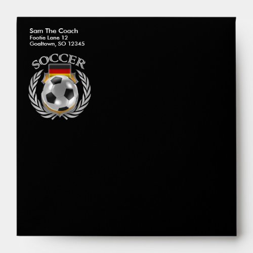 Germany Soccer 2016 Fan Gear Envelope