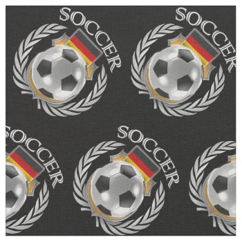 Germany Soccer 2016 Fan Gear Fabric by casi_reisi at Zazzle