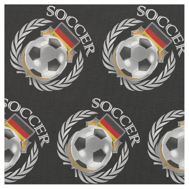Germany Soccer 2016 Fan Gear Fabric (Close Up)