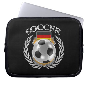 Germany Soccer 2016 Fan Gear Laptop Sleeve by casi_reisi at Zazzle