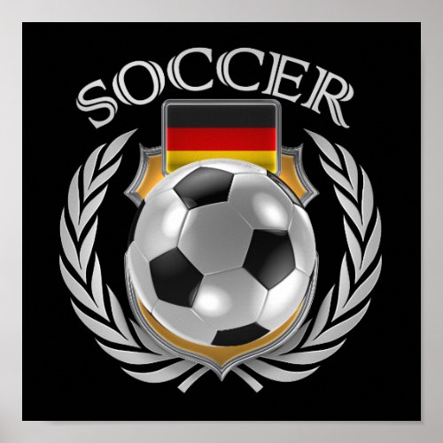 Germany Soccer 2016 Fan Gear Poster