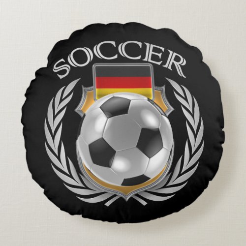 Germany Soccer 2016 Fan Gear Round Pillow