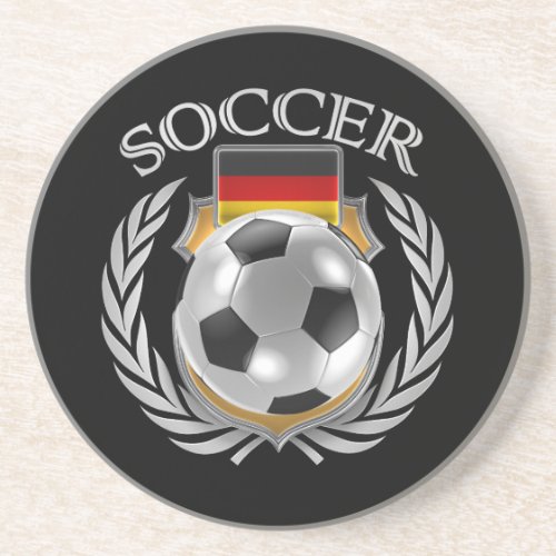 Germany Soccer 2016 Fan Gear Sandstone Coaster