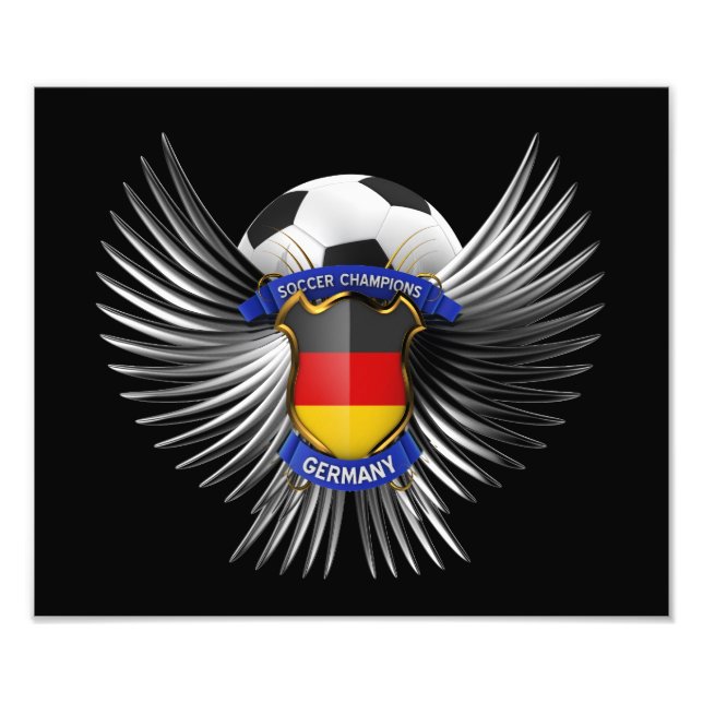 Germany Soccer Champions Photo Print (Front)