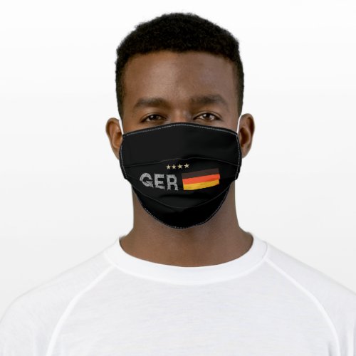 Germany Soccer Football Fan Shirt Flag GER Adult Cloth Face Mask