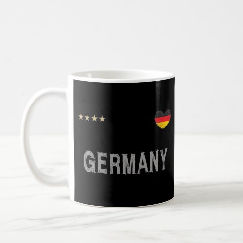 Germany Soccer Football Fan Shirt Heart Coffee Mug