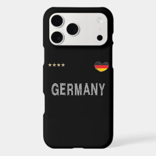 Germany Soccer Football Fan Shirt Heart iPhone 17 Pro Max Case