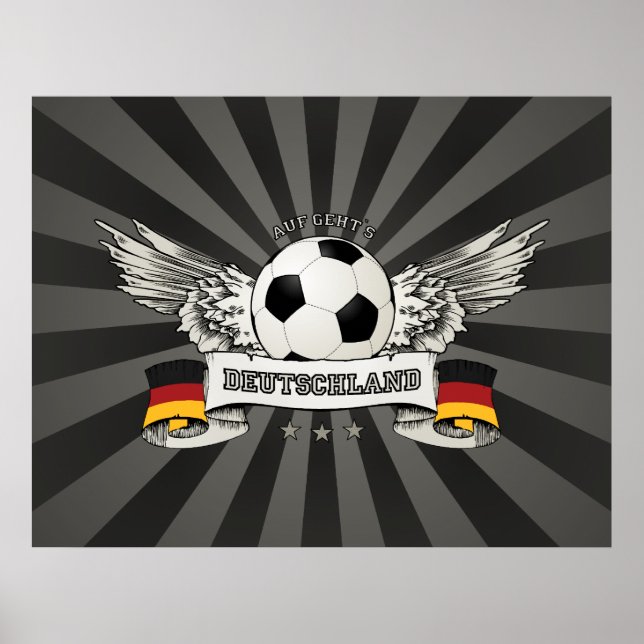 Germany Soccer National Team Supporter poster (Front)