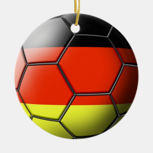 Germany Soccer Ornament