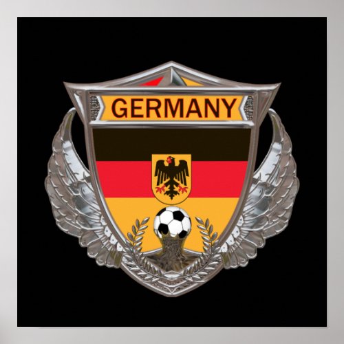 Germany Soccer Poster