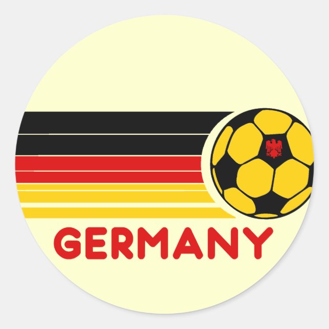 Germany Soccer Sticker (Front)