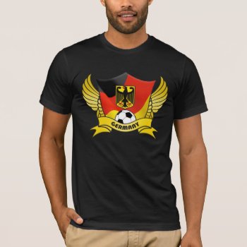Germany Soccer T-shirt by all_items at Zazzle