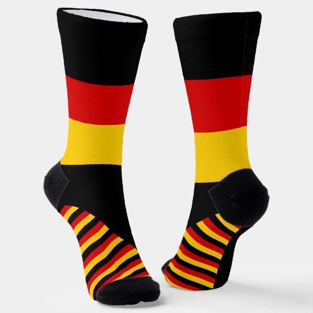 Germany Socks, German flag colours / sports Socks (Angled)