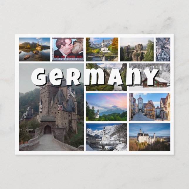 Germany souvenir photo collage postcard (Front)
