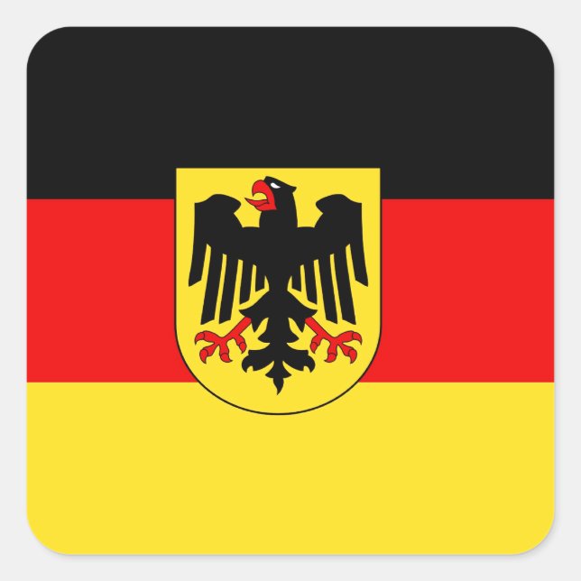 GERMANY SQUARE STICKER (Front)