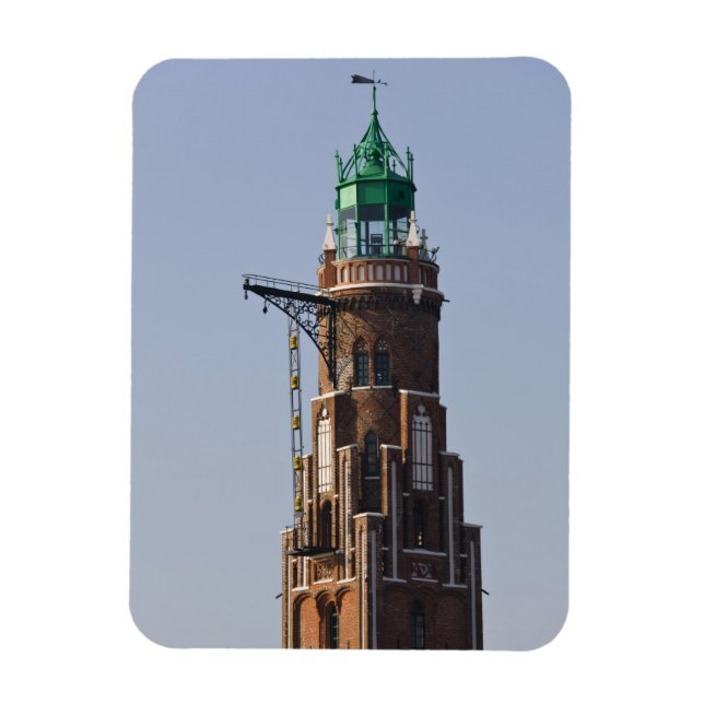 Germany, State of Bremen, Bremerhaven. Harbor Magnet (Vertical)