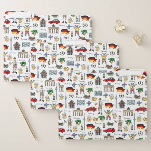 Germany  Symbols Pattern File Folder