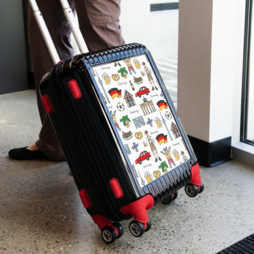 Germany  Symbols Pattern Luggage