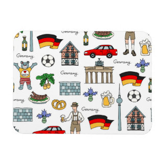 Germany | Symbols Pattern Magnet