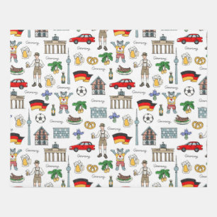 Germany Symbols Pattern Rug