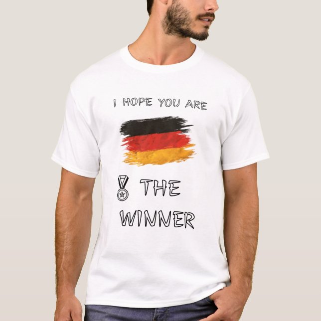 Germany-Team-Deutschland-Athletic-Pride-Brush-Stro T-Shirt (Front)